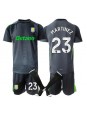 Billige Aston Villa Emiliano Martinez #23 Keeper Hjemmedraktsett Barn 2025-26 Kortermet (+ Korte bukser)